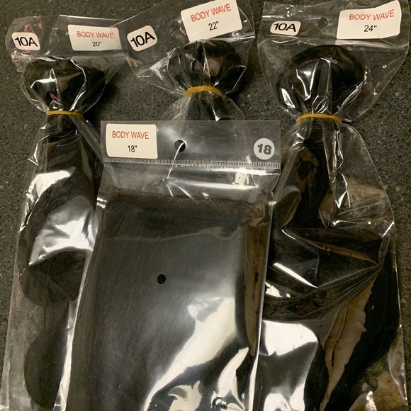 ? %HUMANHAIR BUNDLES DEALS+4*4 lace closure FREE